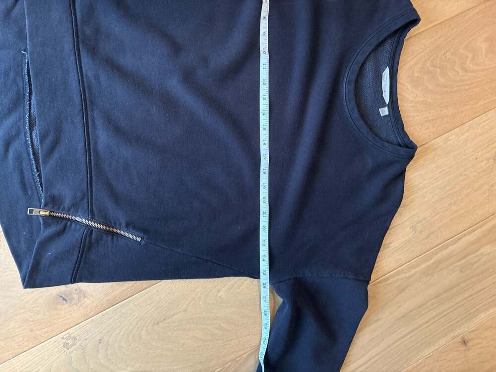 Athleta Purist Side Zip Sweatshirt Black Size XL - Picture 5 of 7